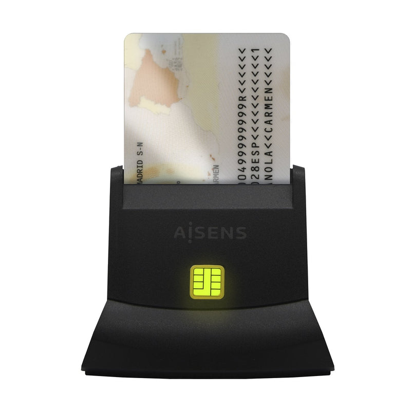 Aisens Reader Card Smart Dni - Black