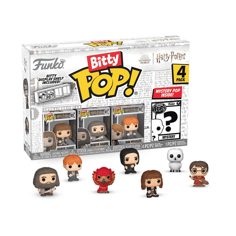 Blíster 4 Figuras Bitty Pop Harry Potter Hermione
