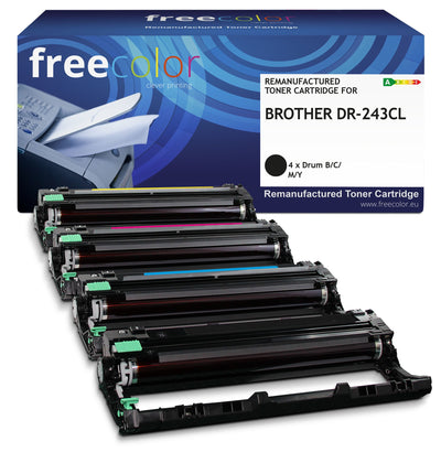 Freecolor Toner Brother DR-243CL Drum Kit Bk C M And 18000 S. Remanufactured — image 1