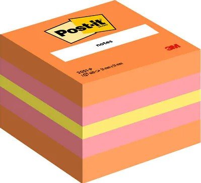Post-it Bucket 400 Notas Adhesivas Reposicionables - Forma Cuadrada - 51X51MM - Colours Surtidos — image 1
