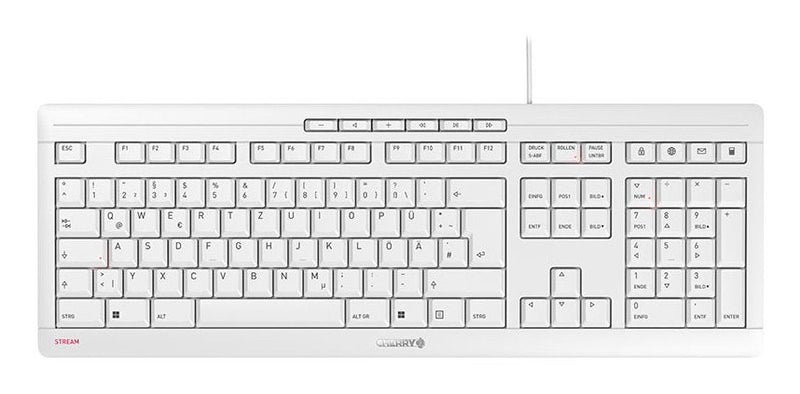 Cherry Teclado German JK-8500, Standard Usb, Switch Mecánico, Qwertz, Blanco