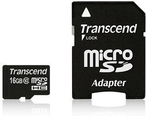 Transcend microSD 16GB CLASE10 400X Uhs-i With Adapter — image 1