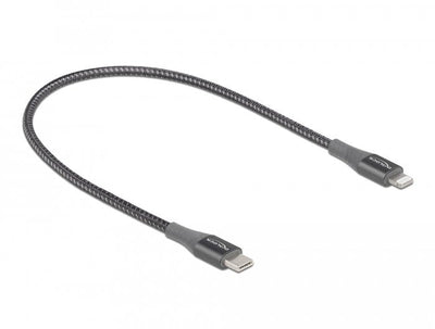 Delock Daten- And Cable Charging USB Type-c™ a Lightning™ Iphone™, Ipad™ And Ipod™ Grey 0,5M Mfi — image 1