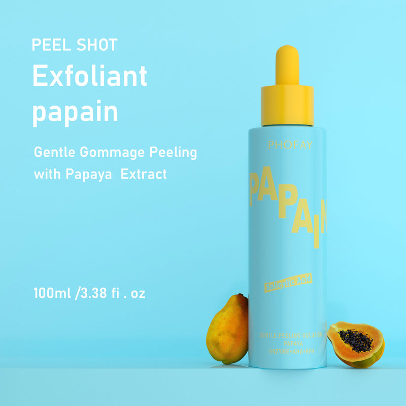 PHOFAY GENTLE PEELING SOLUTION PAPAYA ENZYME AHA BHA