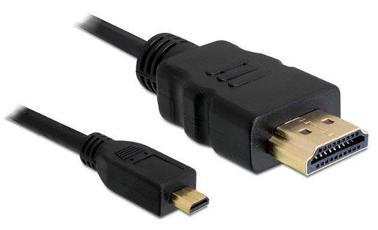 Delock Cable High Speed HDMI With Ethernet a/D Male/Male 1M