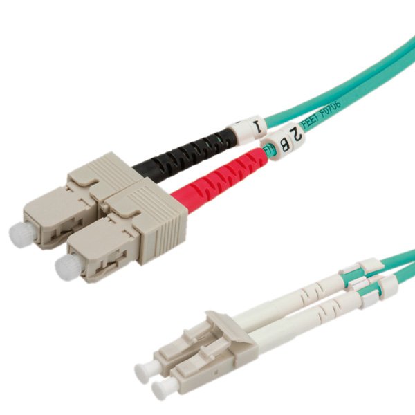 Value Lwl-cable 50 125UM OM3 Lc Sc Trkis 1M
