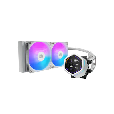 Cooler Master Refrigeracion Liquida CPU Masterliquid Core Nex Digital 240 ARGB Screen LED Digital 2,1 - Colour — image 1