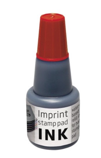 Trodat Ink Sellos Imprint Wasserbasierend Red 24ML 7711 — image 1