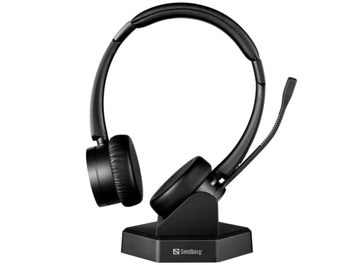 Sandberg Bluetooth Office Headset Pro + - Headphones - Kopfband - Büro/Callcenter - Black - Binaural — image 1