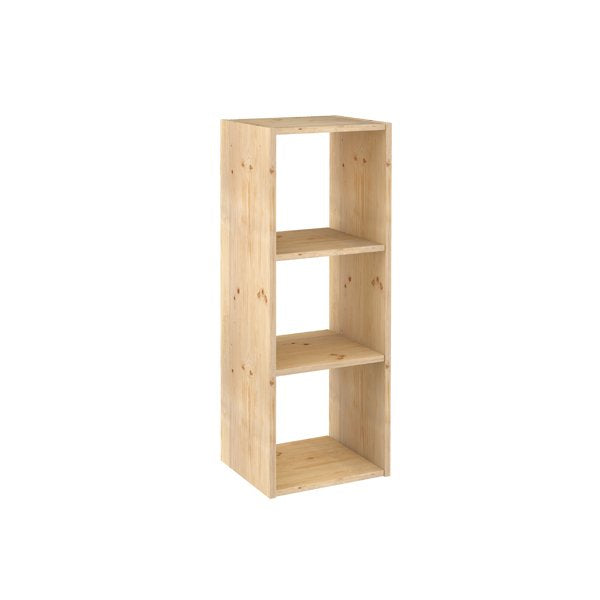 Astigarraga Shelving Modular 3 Cubos Dinamic Pino Macizo 107X36,2X34CM