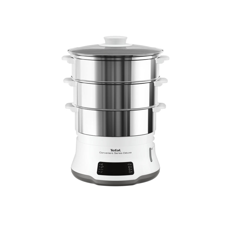Tefal Pot Vaporera VC502D10, Steel Inoxidable White