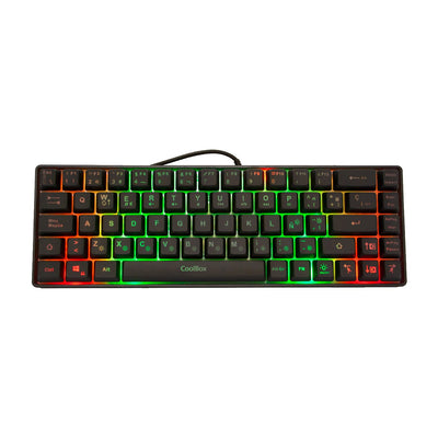 Keyboard Spanish Deepgaming Mini TM065 RGB Coolbox 69 Keys Iluminacion RGB Anti-ghosting — image 1
