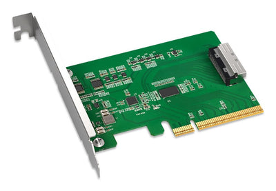 Icydock Mcio Bi To Pcle 5.0 Xb Pcle Adapter With Redriver — image 1