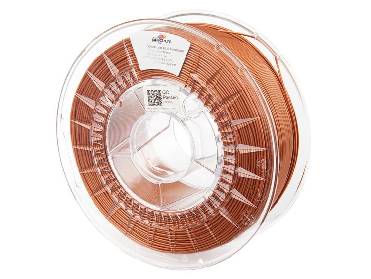 Spectrum 3D Filament / Pla Premium / 1,75MM / Rum Copper / Rose Kupfer / 1KG