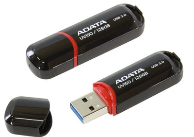 ADATA USB Flash Drive AUV150-128G-RBK 128GB USB Type a 3.2 Gen 1 (3.1 Gen 1) Black — image 1