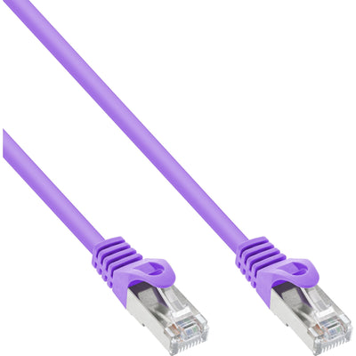 Inline Network Cable Sf/UTP CAT.5E Violet 10M — image 1