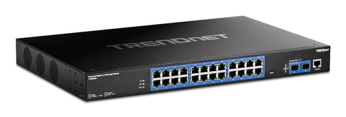 Trendnet TI-RG262I Switch Gestionado Gigabit Ethernet (10/100/1000) 1U Black — image 1