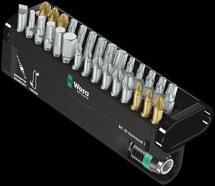 Wera Bit-satz Bit-check 30 Universal 1, 1/4 05056440001