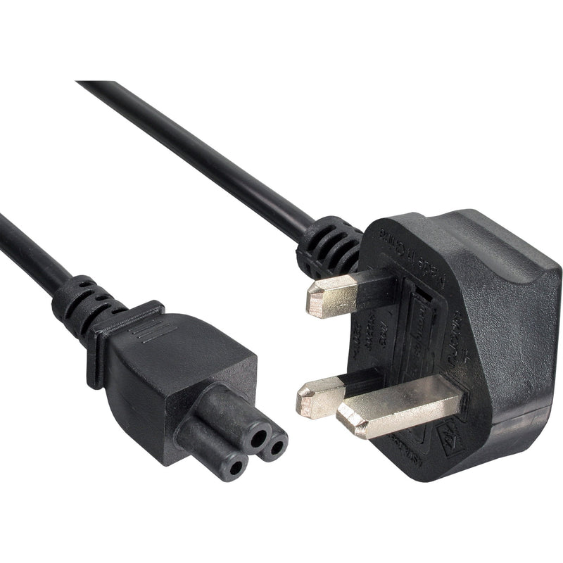 Inline Cable Power Laptop Inglaterra Acoplamiento 3 Pines 2M