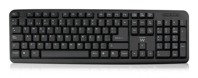 Ewent Keyboard Spanish Standard Slim USB Black (EW3109) — image 1