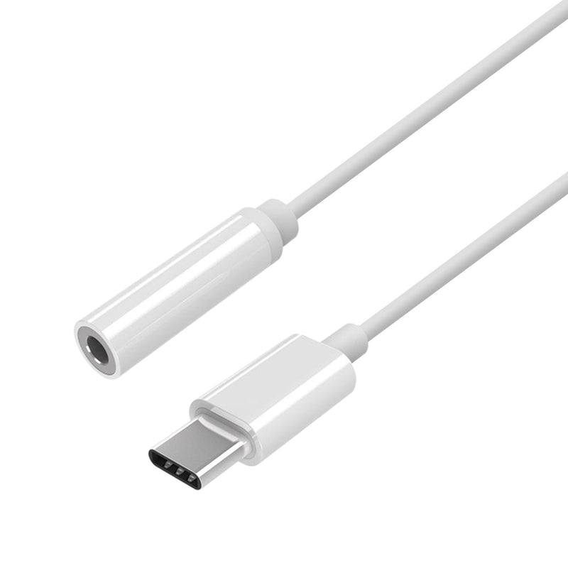Aisens Converter USB-C a Audio Estilo Apple - USB-C/M-jack 3.5/H - 15CM - White