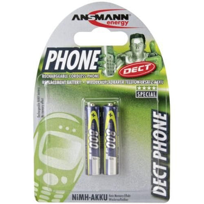 Ansmann 5035332 Battery Nimh Micro Aaa, Phone Dect, 800MAH, Paquete 2 — image 1
