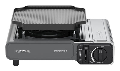 Campingaz Estufa Gas Camp'bistro 3 With Parrilla Plateada/Grey Estufa Fuego 2,2KW, Model 2025 2214202 — image 1