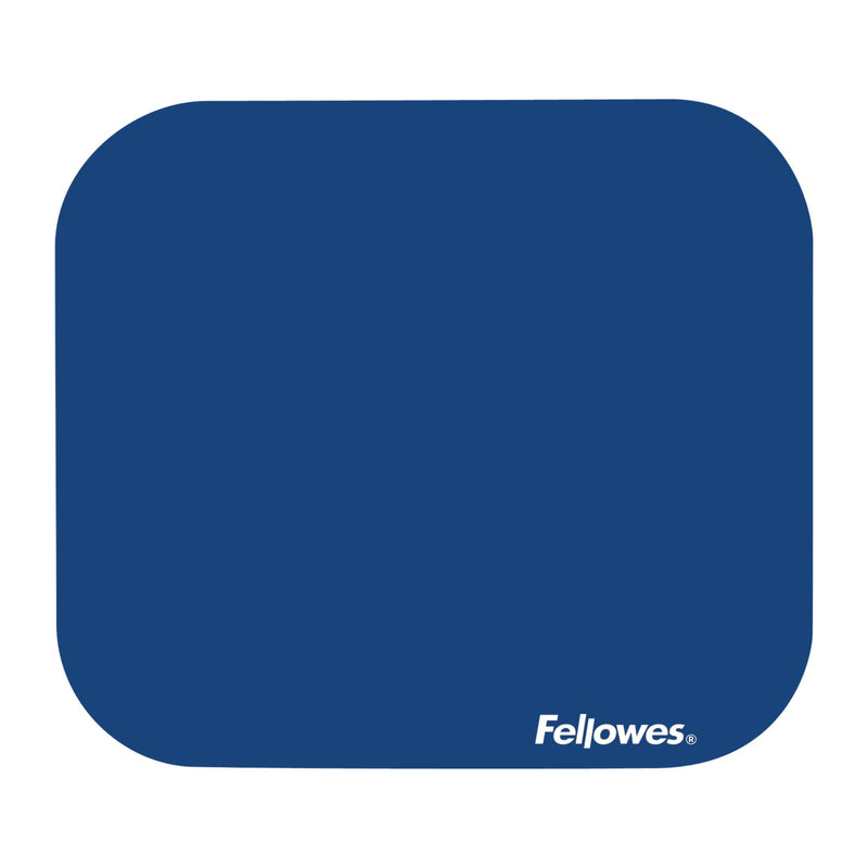 Fellowes Mouse Pad Premium - Base Rubber Non-slip - Surface Poliester - 23.2X19.9CM - Colour Blue