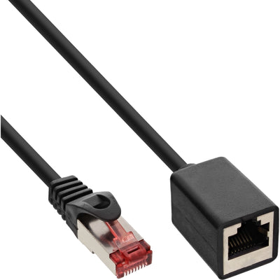 Inline 50 Pieces Bulk-pack Network Cable Extension S/FTP Pimf CAT.6 250MHZ Cobre Libre Halógenos Black 1M — image 1