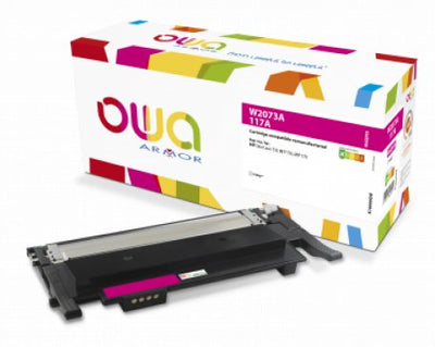 Toner Owa Komp. With HP W2073A, 117A Magenta (700 S.) — image 1