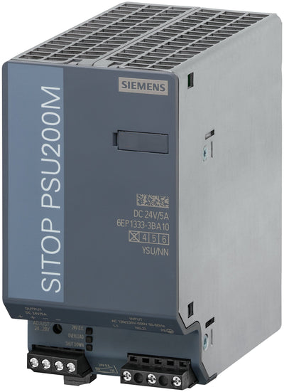 Siemens 6EP13333BA10 Sitop PSU200M 5A Geregelte Power Supply — image 1