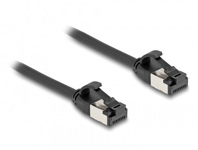 Delock RJ45 Cable Male a Male CAT.8.1 Flexibel 1M Black — image 1