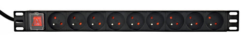 Gembird Power Distribution Unit Pdu 9 French Sockets 1U 16A French Plug 2M Cable — image 1