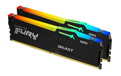 Kingston Memory DDR5 Technology Fury Beast RGB 16GB 2 X 8GB Ecc — image 1
