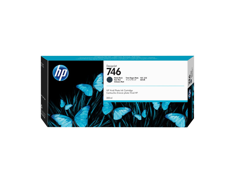 HP Nº 746 300ML Matte Black Ink Cartridge