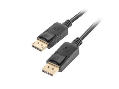 Lanberg Cable DisplayPort M/M 1.80M Black CA-DPDP-10CC-0018-BK — image 1