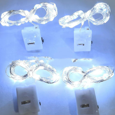 Led Copper Wire Light Small White Box Three-gear Adjustment Lighting Chain