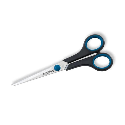 Dahle 54407 Office Comfort-grip Scissors Steel Tempered 18CM - Hojas Afiladas - Mangos Revestidos Rubber — image 1