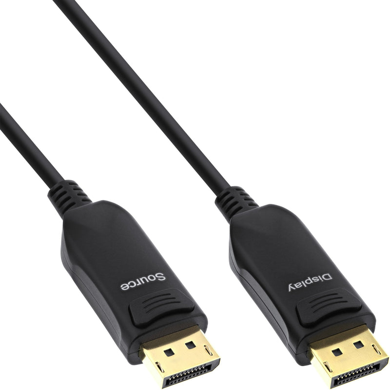 Inline Cable DisplayPort 1.4 Aoc Activo, 8K4K, Black Gold 10M