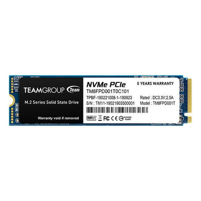 Drive SSD Teamgroup MP33 Pro 1TB PCIE GEN3 X4 NVMe M.2 2100/1700MB/S — image 1
