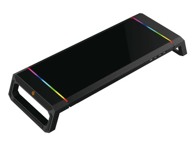 Conceptronic Stand Desktop Gaming Monitor Ergonomico Hub USB 2.0 Light RGB — image 1