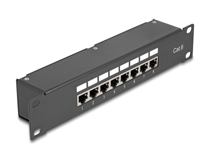 Delock 10? Kupplungs-patchpanel 8 Port CAT.6