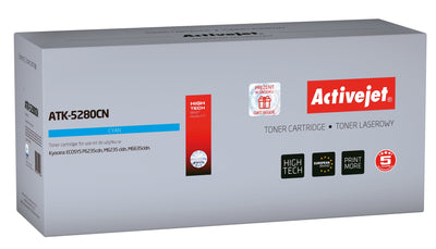 Activejet Toner ATK-5280CN (reemplazo Kyocera TK-5280C - Supreme - 11000 - Cyan) — image 1