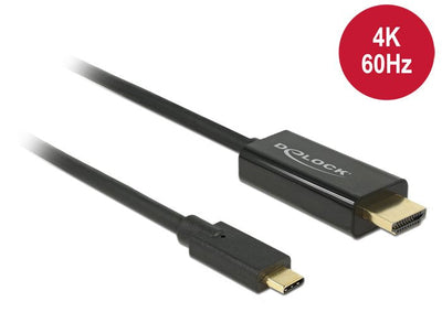 Delock USB Cable Type-c ™ - HDMI M/M (dp Alt Mode) 4K 60 HZ 3M Black — image 1