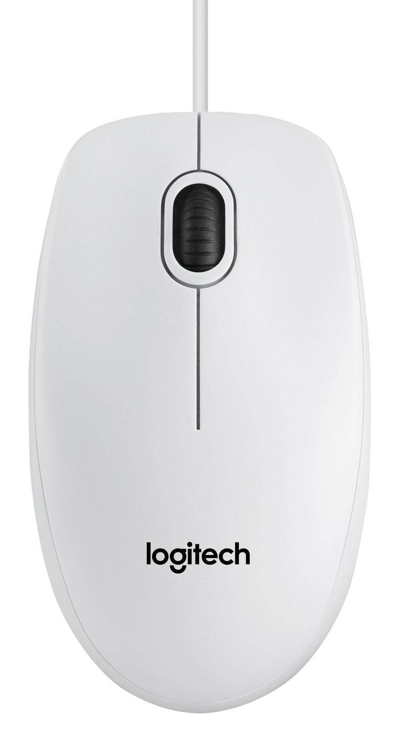 Logitech Mouse B100 Optico White 910-003360