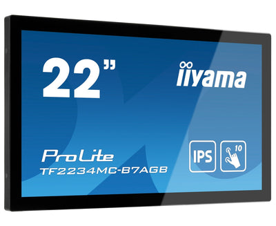 Iiyama Monitor 21,5 Pl TF2234MC-B7AGB Touch 8MS, VGA, Hdmi, Dp, IPS,10P-TOUCH — image 1