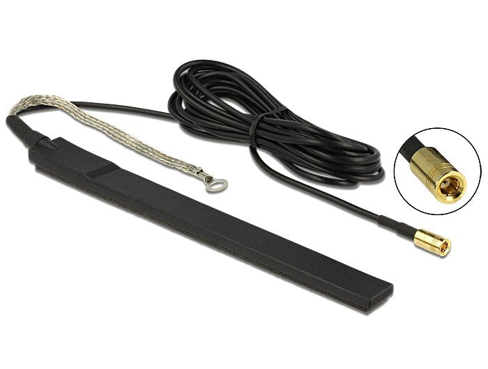 Delock Antenna Dab + Smb Male 23 dBi Activo Omni Black