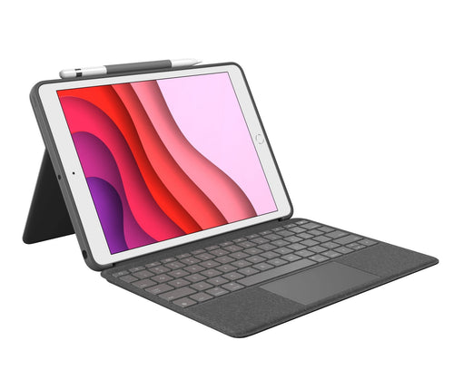 Logitech Keyboard English Combo Touch Graphite Smart Connector QWERTY Reino Unido — image 1