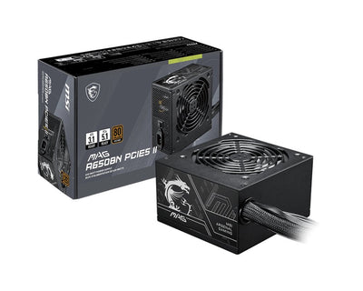 MSI Power Supply Power Supply ATX PC 100 - 240V 650W MAGA650BNPCIE5II — image 1