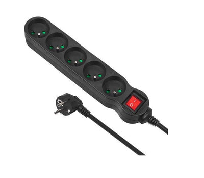 Maclean Power Strip 5G 3M MCE184 2300W Black — image 1